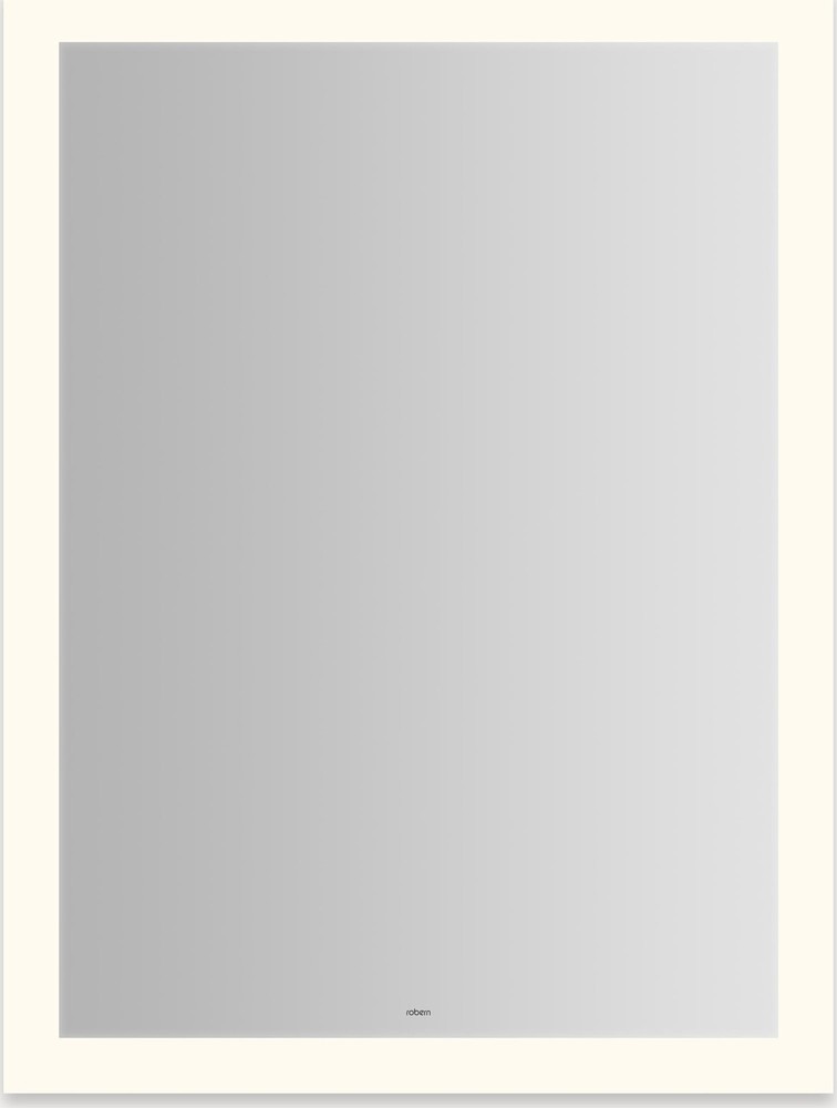 Robern YM3040RPFPD3 Vitality 30" W x 40" H Rectangular Frameless Bathroom Mirror