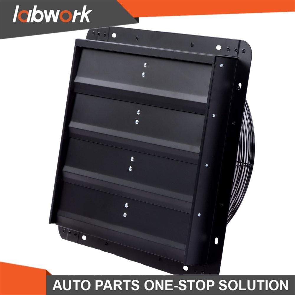 Labwork 16" Wall Mounted Shutter Exhaust Fan Automatic Shutter W/ Variable Speed