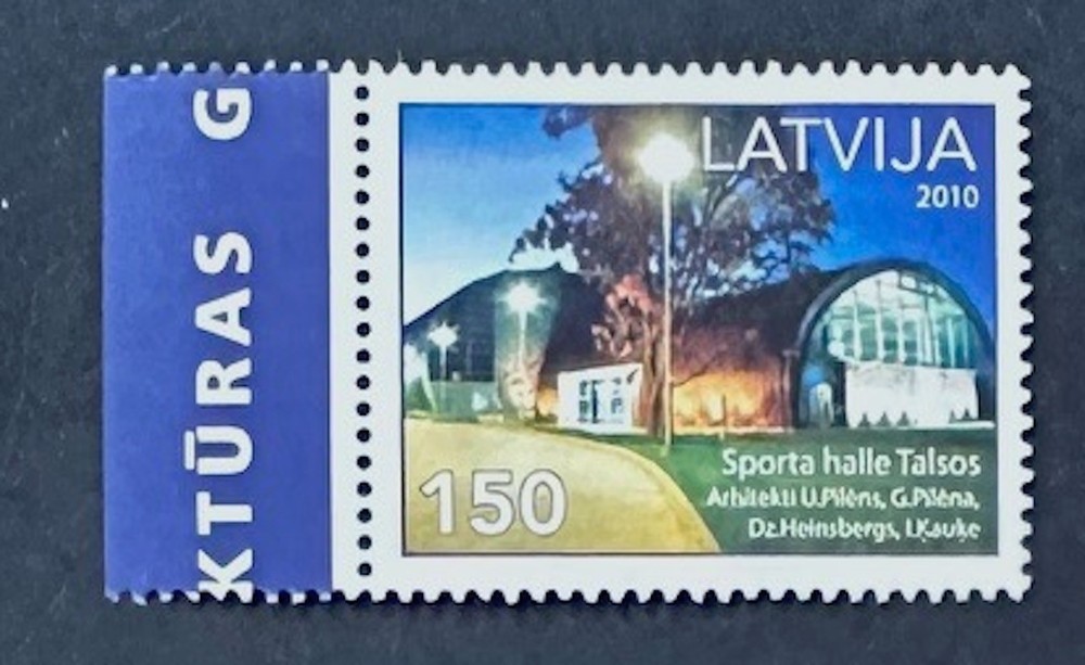 LATVIA   765   Beautiful   Mint  NEVER   Hinged   MARGIN  Issue