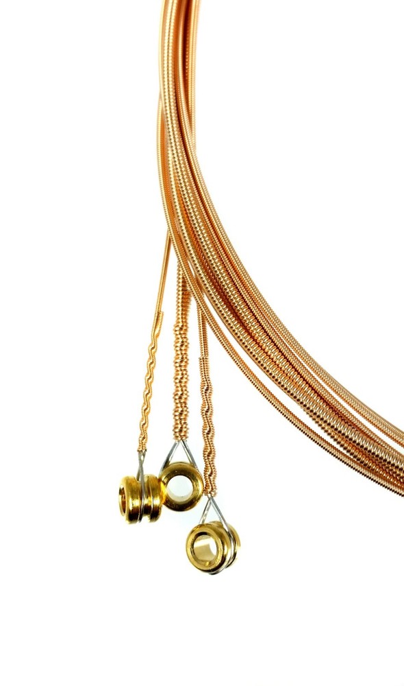 Cigar Box Guitar String Set: Acoustic Light 3-string Open GDG - Mid/High/High