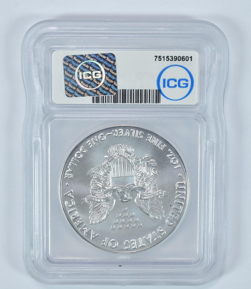 2019 American Silver Eagle MS70 ICG