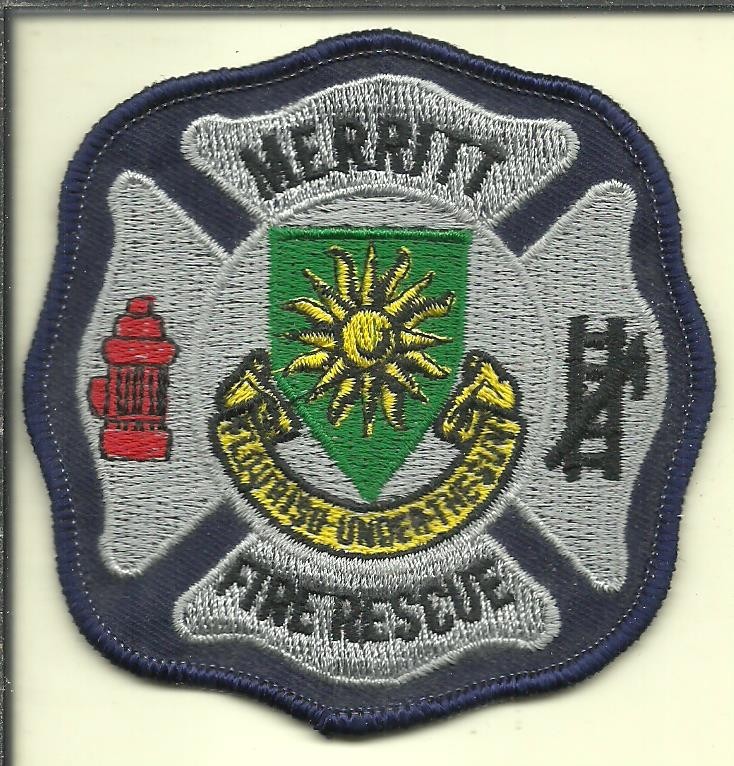 Merritt (BC) Fire Rescue Patch