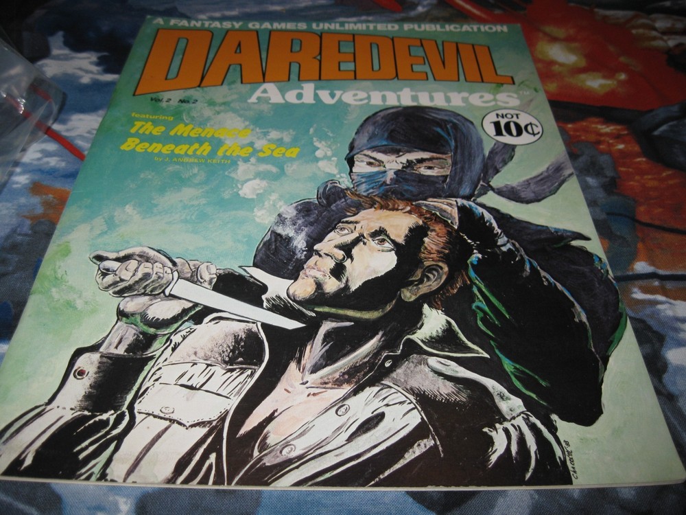 Daredevils RPG by FGU. Boxed Set plus Adventures