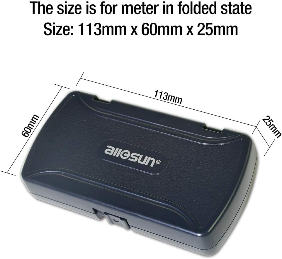 Auto Ranging Pocket Tiny Digital Multimeter, Mini Electrical Travel Meter AC/DC