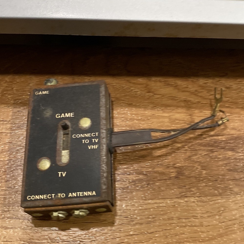 Cariole 6600 Television Computer Console Game System & Adapter Vintage Untested