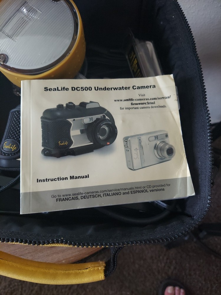 Sealife DC500 Underwater Camera Case & Digital Flash Only **READ!** CLEAN