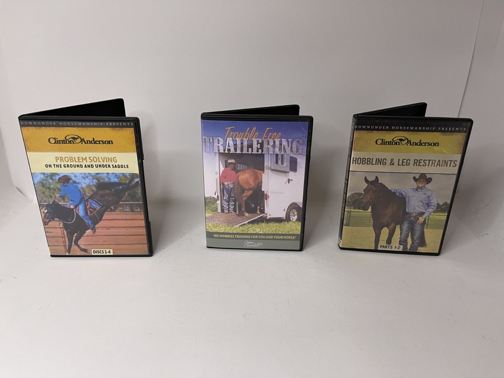 Clinton Anderson Trailering, Leg Control, and Ground Problem-Solving 3 Courses