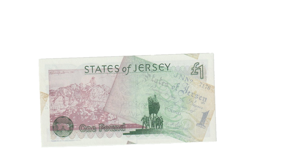 JERSEY 1995 1 POUND COMMEMORATIVE BANKNOTE P25 UNCIRCULATED