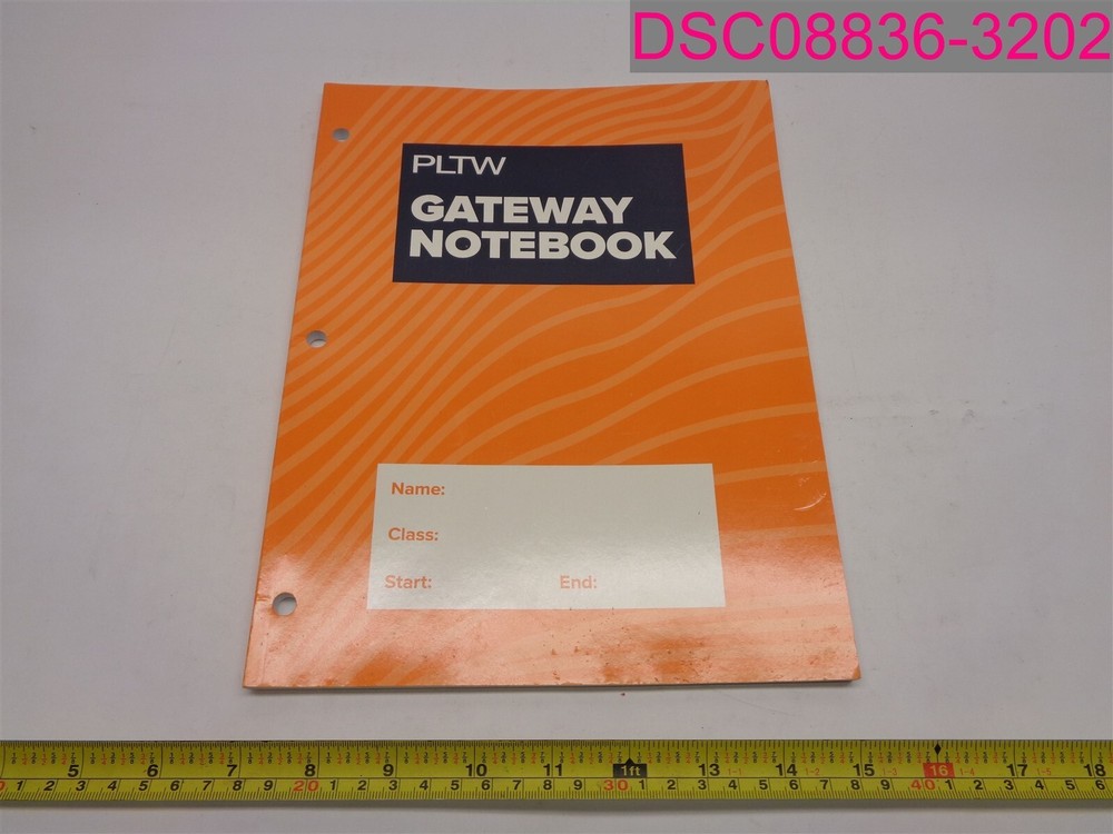 QTY=12; PLTW Gateway Notebook.