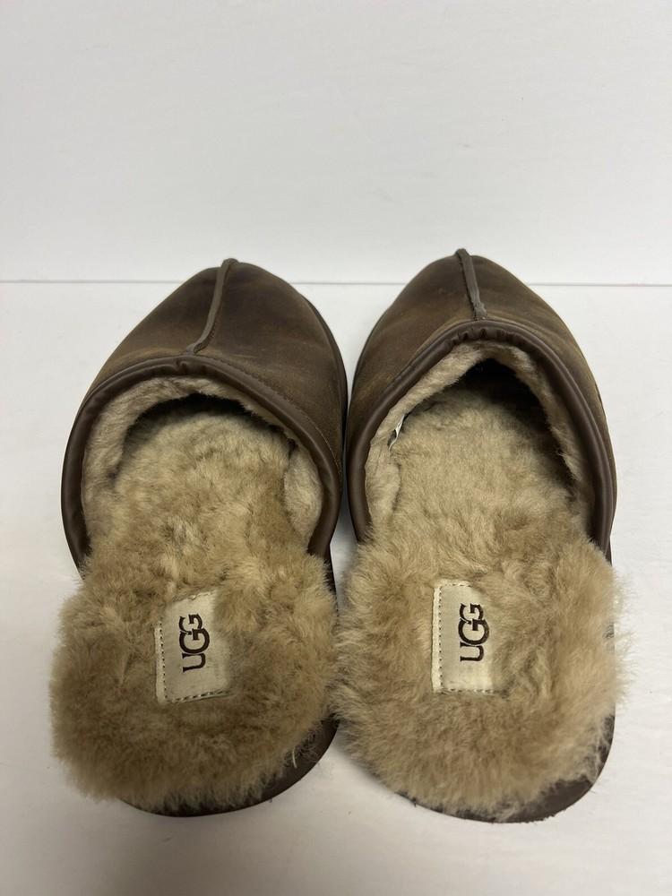 UGG Mens Scuff Slipper Tan Size 8 M