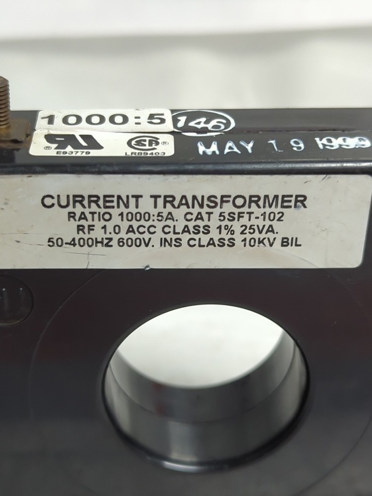 UNBRANDED,5SFT-102,CURRENT TRANSFORMER PRE-OWNED