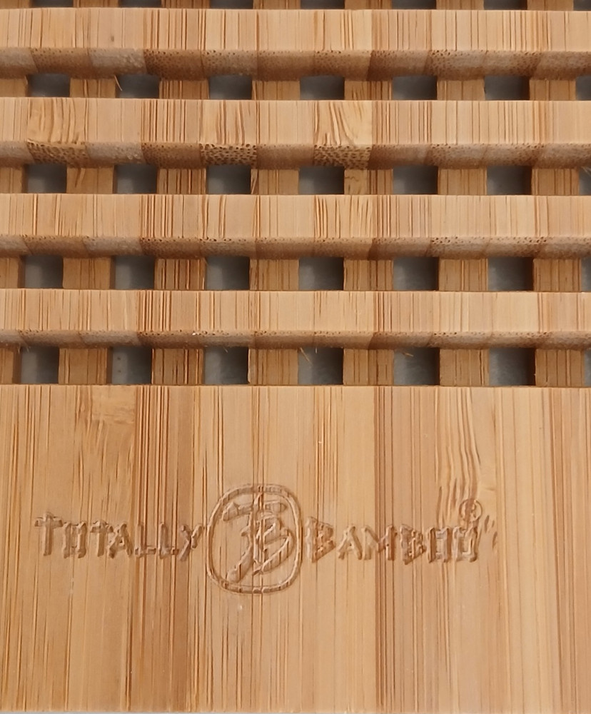 2 Totally Bamboo Square Shaped Trivets 7.76"x7.76"