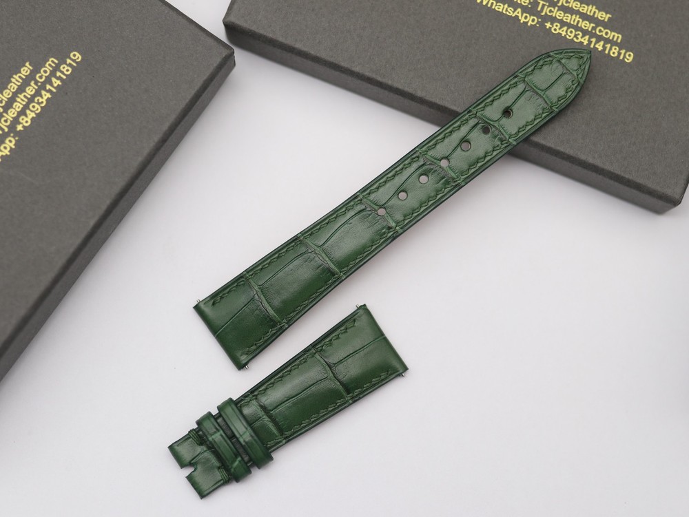 Customize Alligator Watch Strap - Crocodile Watch Strap - Leather Watch Strap