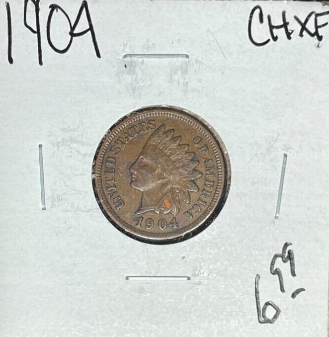 1904 INDIAN HEAD CENT ~ CH XF ~NICE COIN~