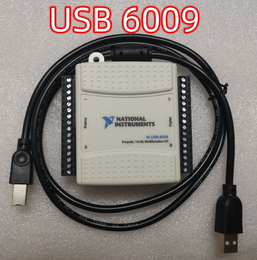 National Instruments USB-6009 Data Acquisition Card, NI DAQ, Multifunction