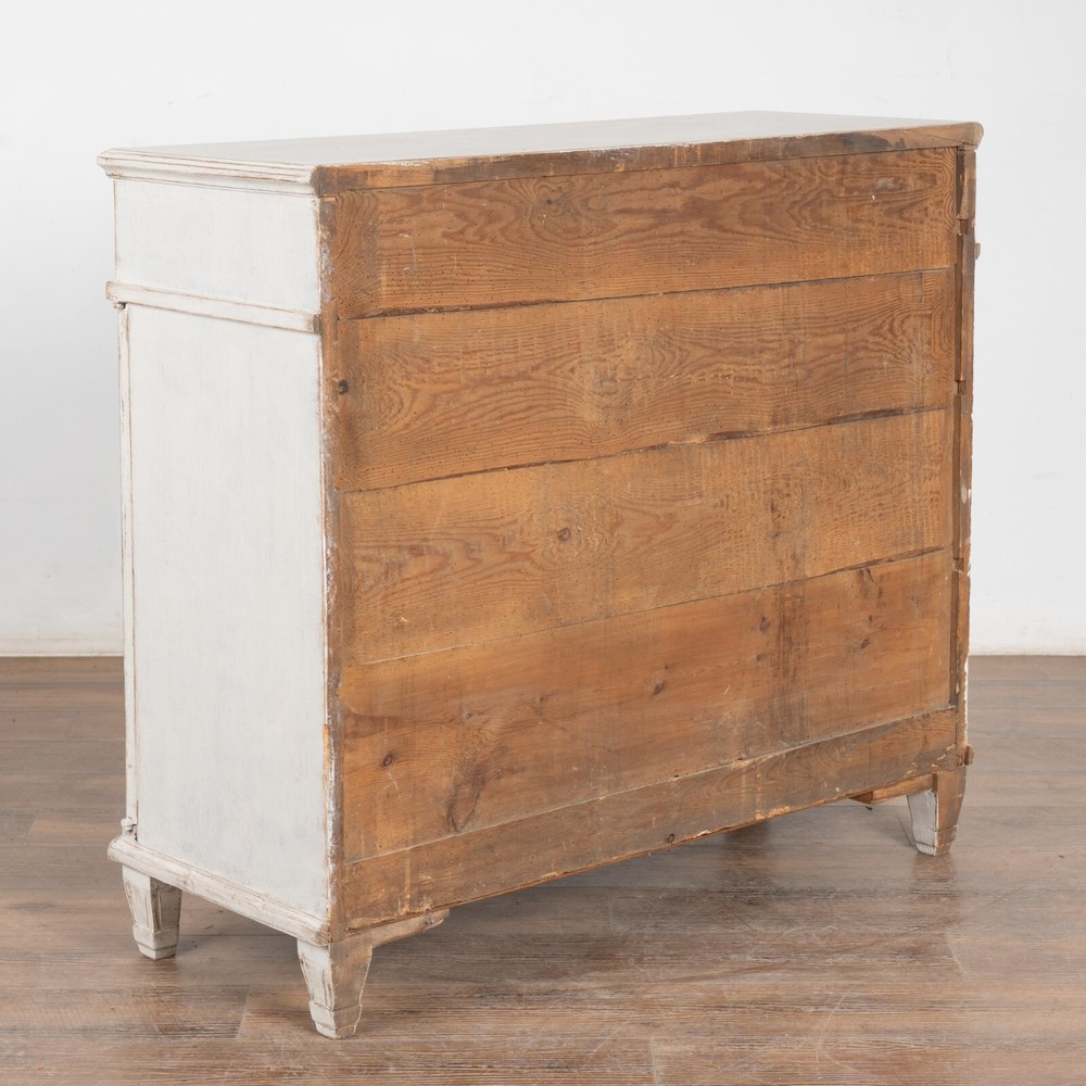 19th Century White Painted Swedish Cabinet Sideboard