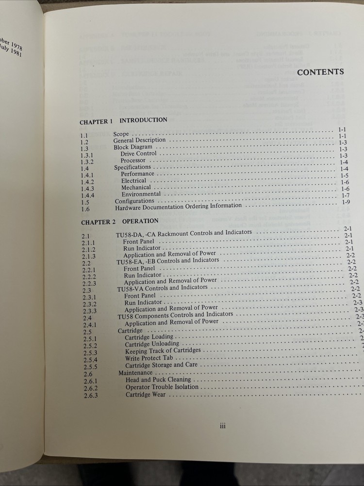 DEC digital TU58 DECtape II User Guide