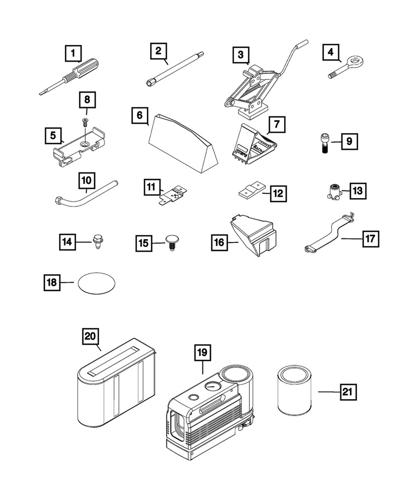 Genuine Mopar Tow Hook 68533676AA
