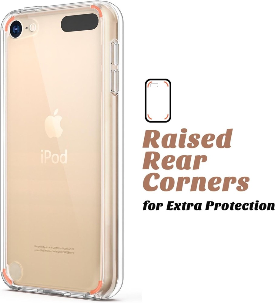 Clear iPod Touch Case with Screen Protectors