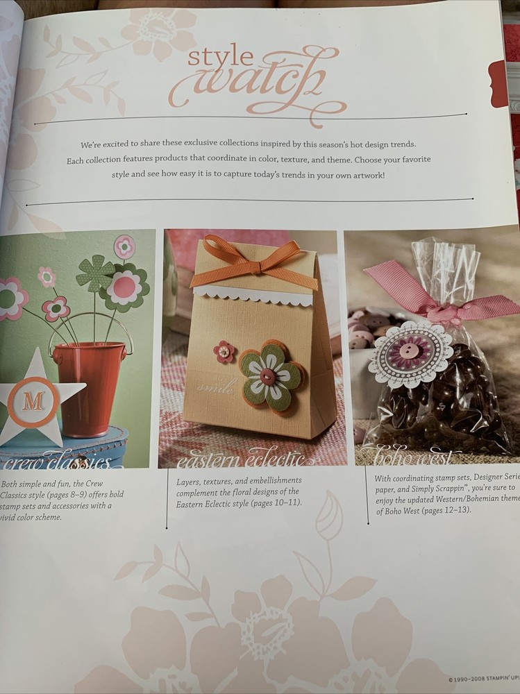 stampin up idea book catalog