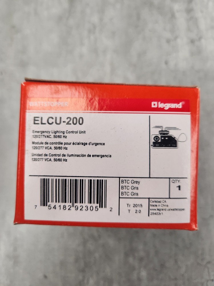 Legrand Wattstopper Elcu-200 Emergency Lighting Control Unit