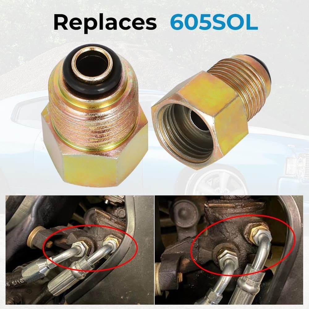 LS Power Steering Pump Line Adapter Fitting