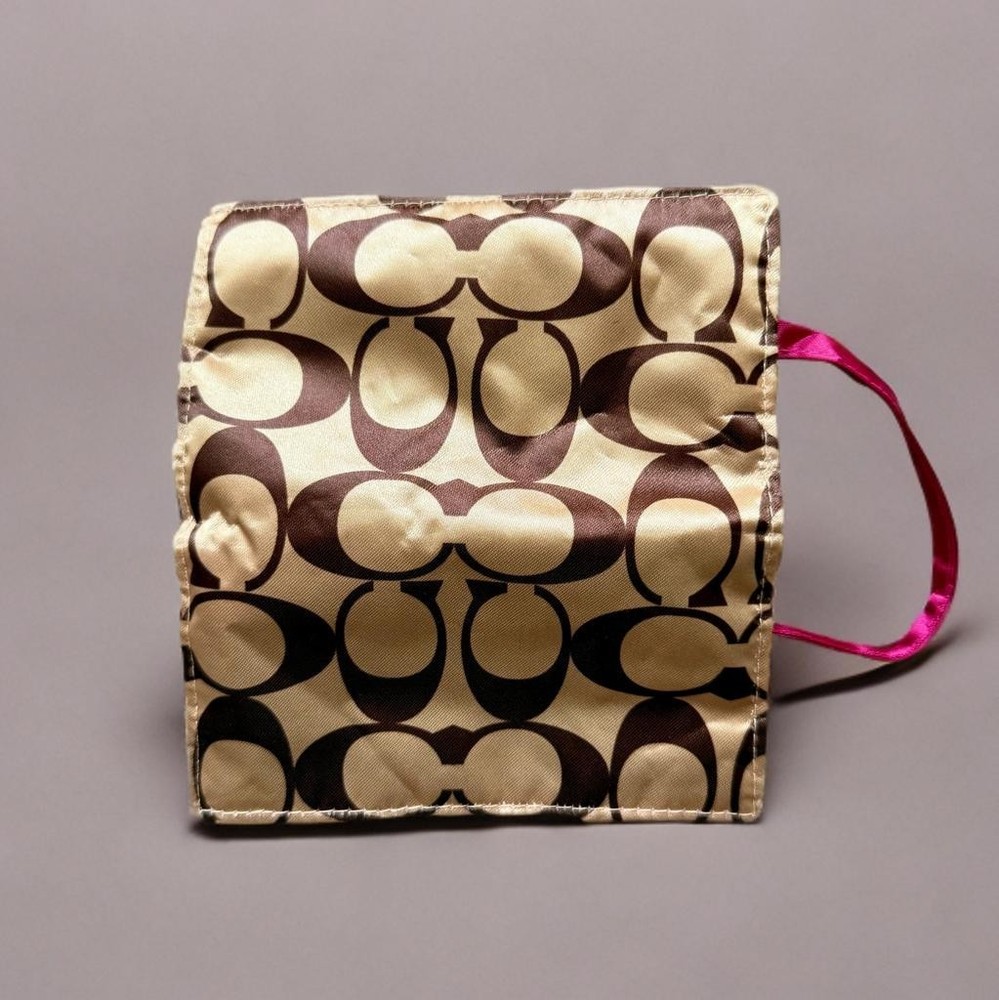 Coach Signature Wrap Jewelry Case