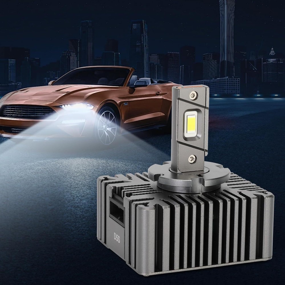 D5S LED Headlight Bulbs Hi-Lo for 2016-2018 Chevy Silverado 1500 Replace HID