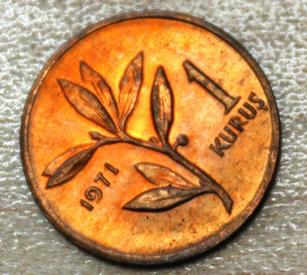 1971 Turkey 1 Kurus