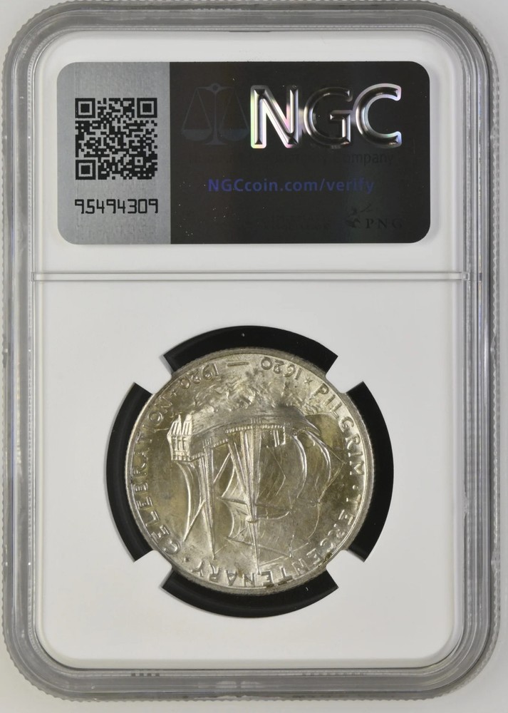1920 Classic Commemorative Pilgrim Tercentenary NGC MS-65 PILGRIM
