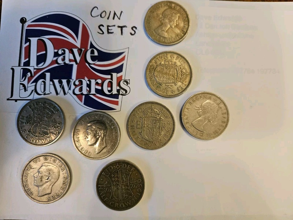 Pre decimal British coin sets