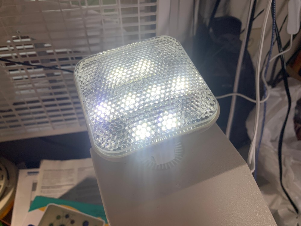 LED Emergency Exit Light Battery Backup & Adjustable Two Heads, UL 924-Listed