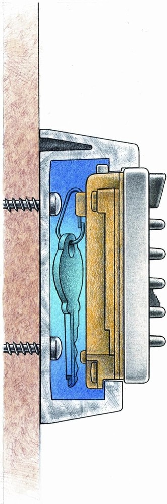 Slimline KeySafe with Customizable Combinations - Wall Mounted Security