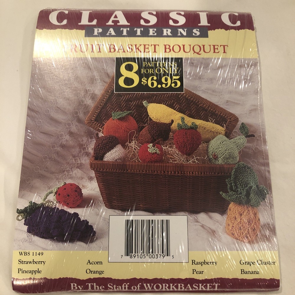 Classic Patterns Fruit Basket Bouquet Workbasket Projects New In Package