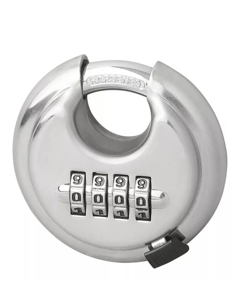 Round Combination Lock Heavy Duty Disc Padlock