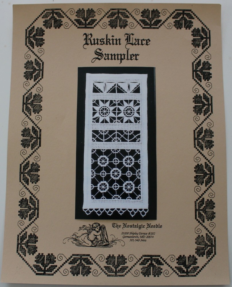 Ruskin Lace Sampler - by Nostalgic Needle
