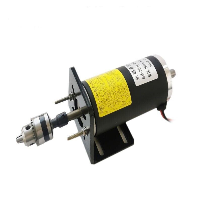 C12V/24V High Speed Mute Small Motor 95W Adjustable With Speed Controller new
