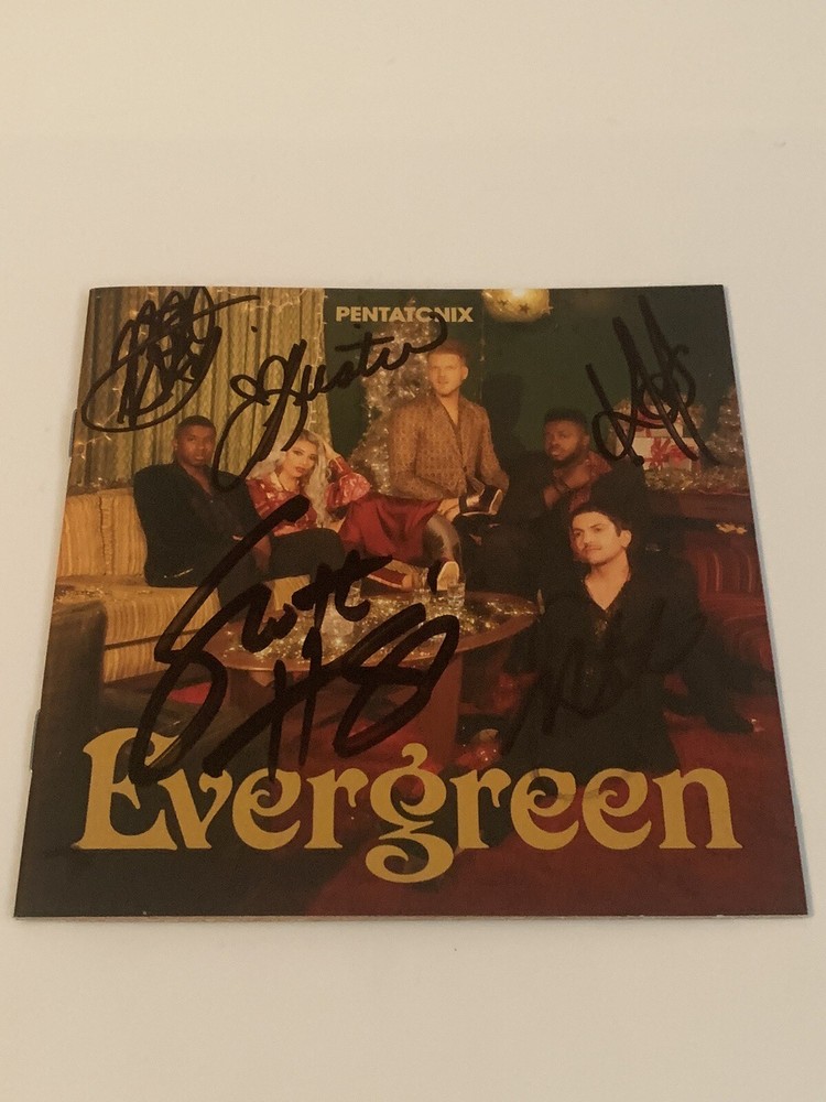 Pentatonix Evergreen CD Signed Autographed JSA COA