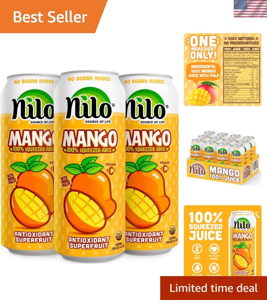 Mango Juice | 100% Squeezed Mango | NO Sugar added | NOT From Concentrate | 1...