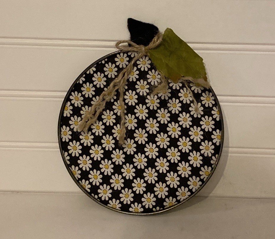Embroidery Hoop Pumpkins-Set Of 3-3 Different Patterns