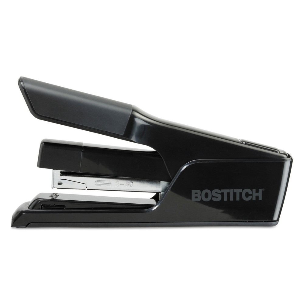 Bostitch EZ Squeeze 40-Sheet Flat Clinch Desktop Stapler Black B9040