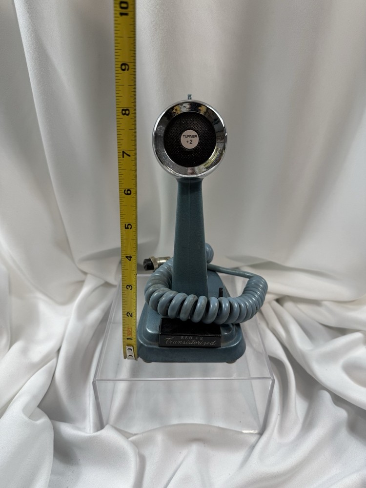 Turner +2 SSB Transistorized Microphone Ham Plug NOT Tested
