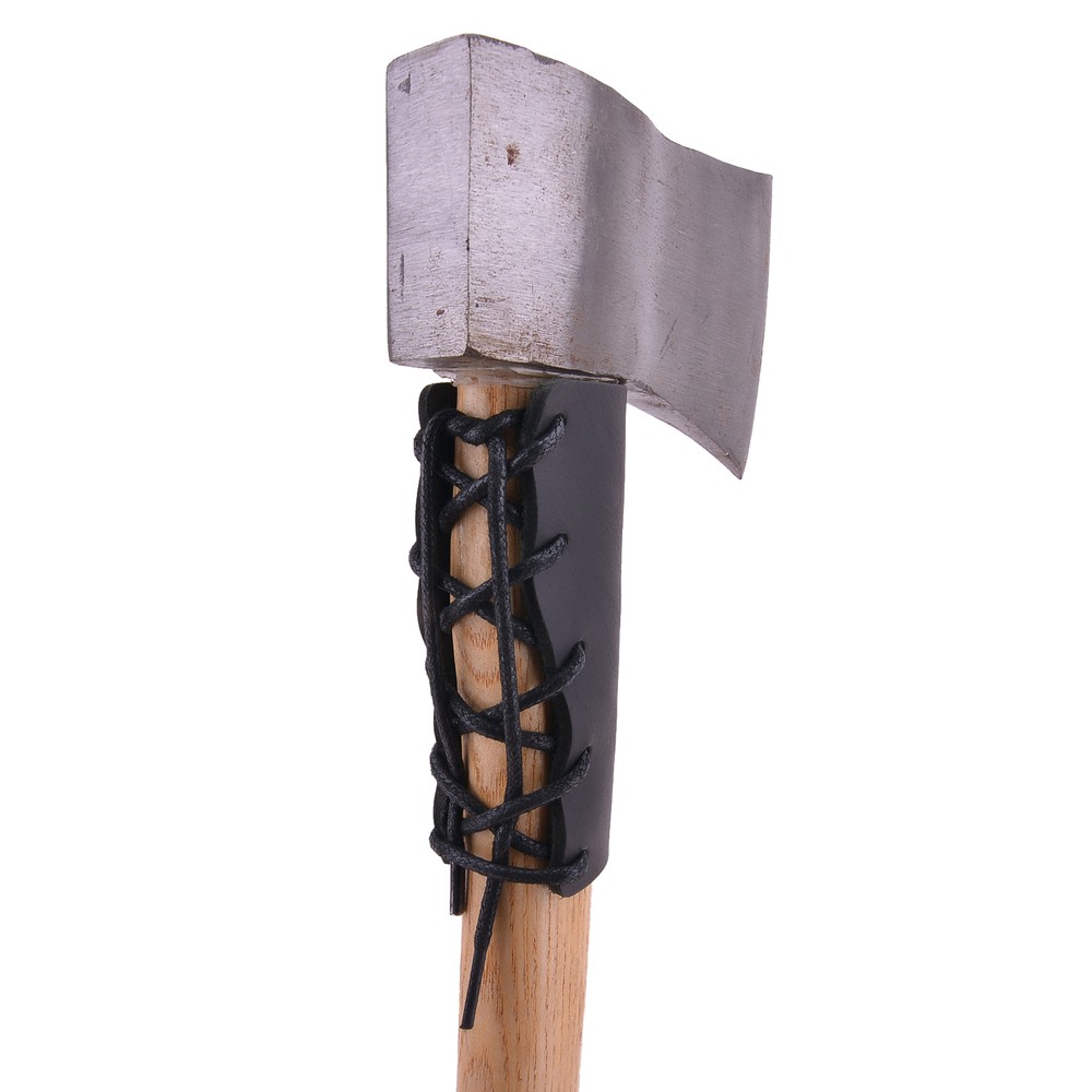 Leather Camping Axe Collar Handle Protector Garden Pick Axe Handle Holster