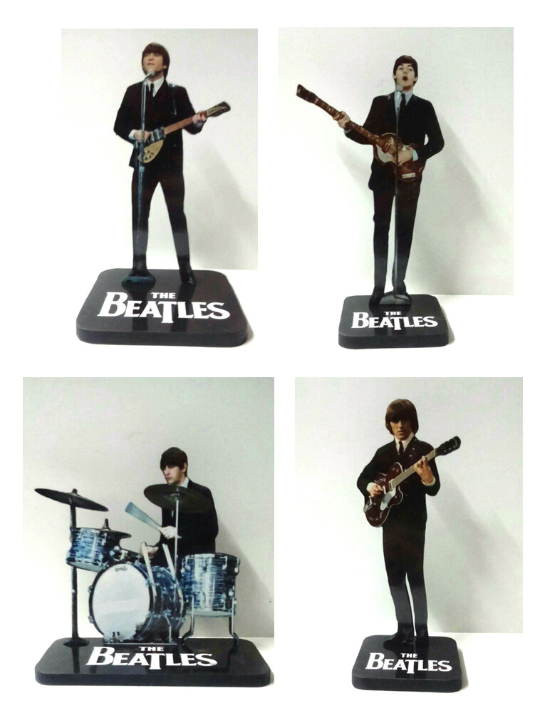 BEATLES 4  Figures 20 cm fibreboard viniyl/plot - Argentina !