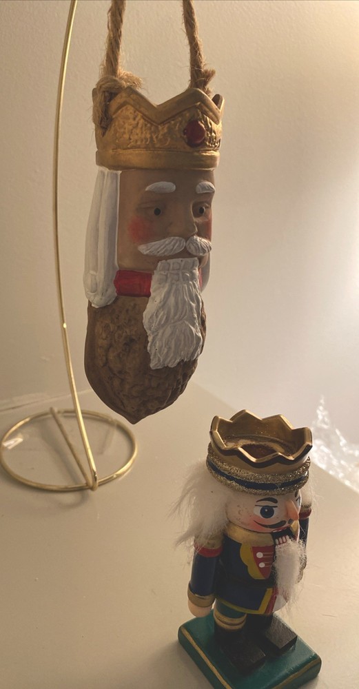 Nutcracker Ornaments Mini 4"x2" And The Nutcracker King Ceramic Candy Container