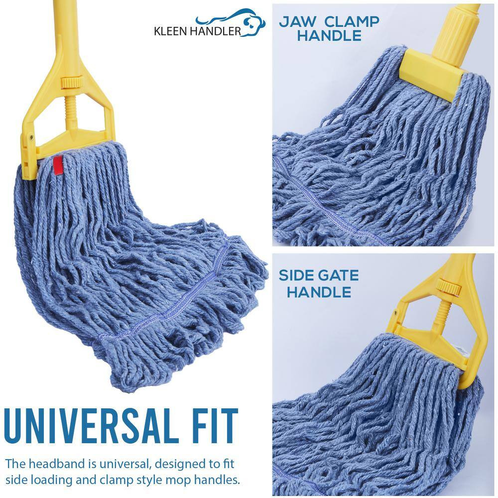 1.25 In. Loop End Commercial String Mop Blended Mop Head Replacement Refill 24 O
