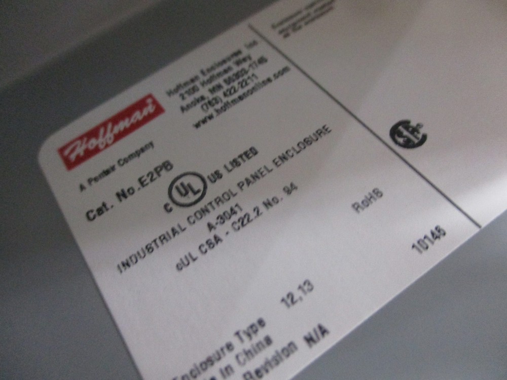 HOFFMAN E2PB PANEL ENCLOSURE NSNP