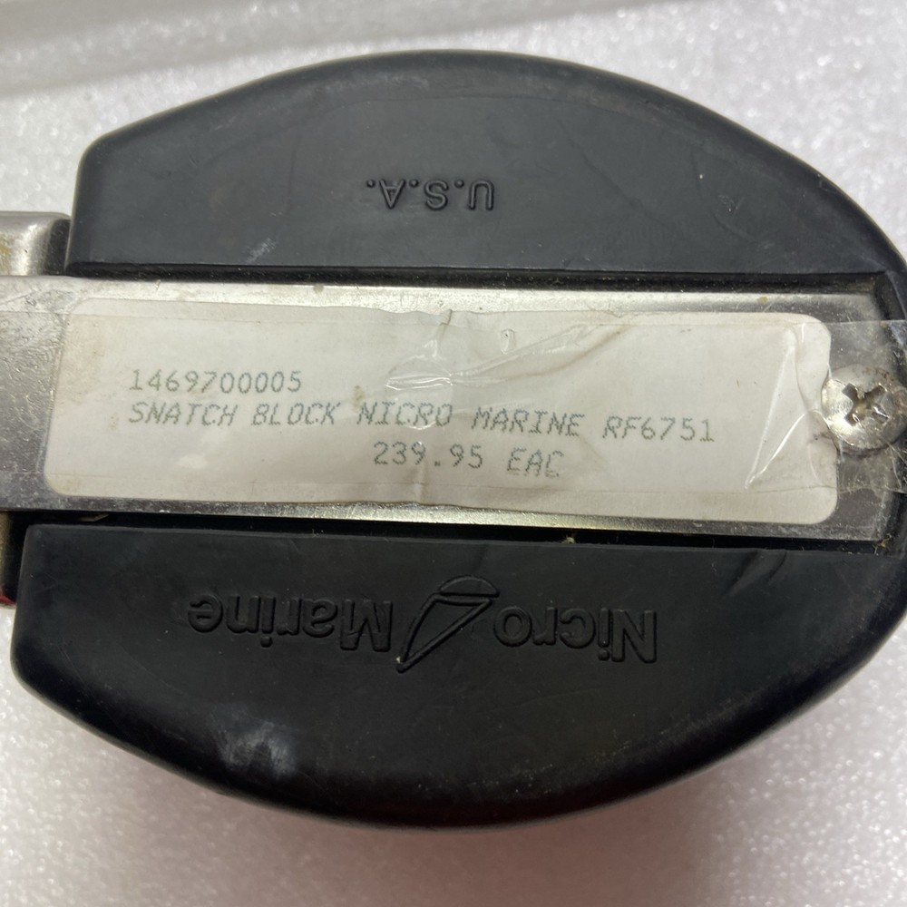 NICRO MARINE RF6751 SNATCH BLOCK