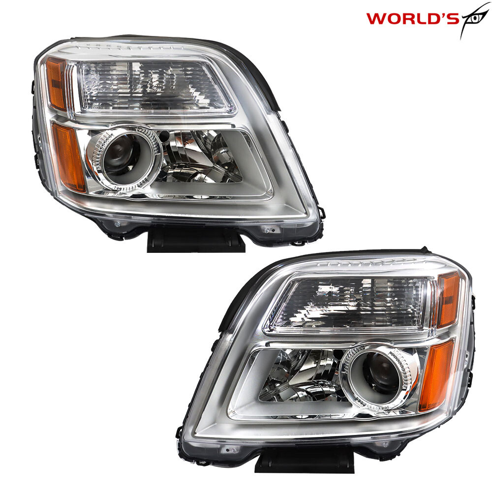 Fit For 2010-2015 GMC Terrain SL/SLT/SLE Halogen Headlight Assembly Left&Right