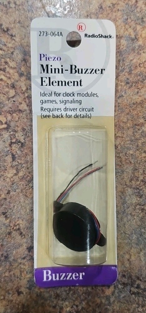 Radio Shack Piezo 273-064A Mini-Buzzer Element